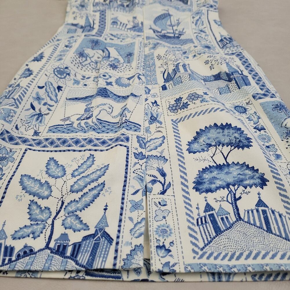 vintage Maggy London sleeveless beaded Patch Boho midi dress Size 4 Petite - Picture 5 of 16